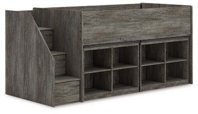 Frandern Loft Bed with Bookcase Storage - Massey's Furniture Barn (Watertown, NY) 