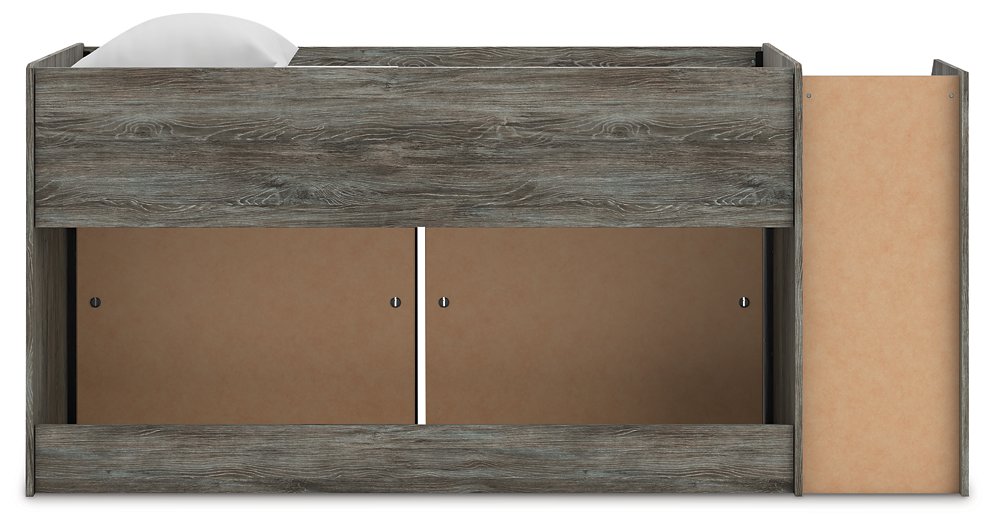 Frandern Loft Bed with Bookcase Storage - Massey's Furniture Barn (Watertown, NY) 