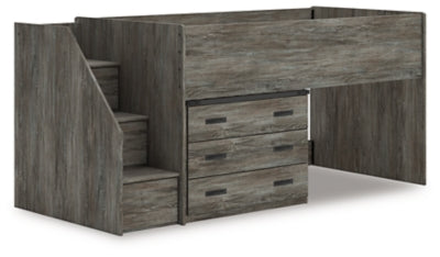Frandern Loft Bed with Drawer Storage - Massey's Furniture Barn (Watertown, NY) 