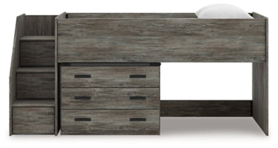 Frandern Loft Bed with Drawer Storage - Massey's Furniture Barn (Watertown, NY) 
