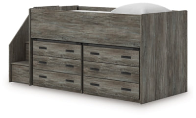 Frandern Loft Bed with Drawer Storage - Massey's Furniture Barn (Watertown, NY) 