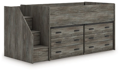 Frandern Loft Bed with Drawer Storage - Massey's Furniture Barn (Watertown, NY) 
