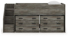 Frandern Loft Bed with Drawer Storage - Massey's Furniture Barn (Watertown, NY) 