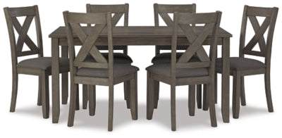 Caitbrook Dining Table and Chairs (Set of 7) - Massey's Furniture Barn (Watertown, NY) 
