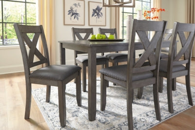 Caitbrook Dining Table and Chairs (Set of 7) - Massey's Furniture Barn (Watertown, NY) 