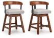 Ralene Counter Height Barstool (Set of 2) - Massey's Furniture Barn (Watertown, NY) 