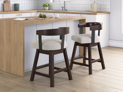 Haddigan Counter Height Barstool (Set of 2) - Massey's Furniture Barn (Watertown, NY) 