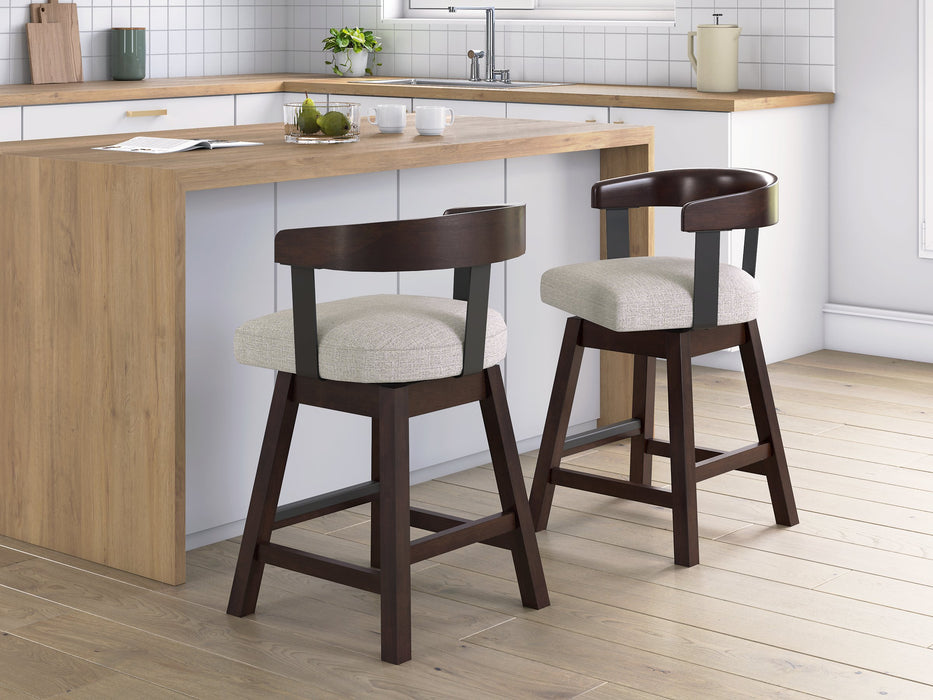 Haddigan Counter Height Barstool (Set of 2) - Massey's Furniture Barn (Watertown, NY) 