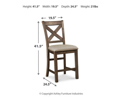 Moriville Counter Height Dining Set - Massey's Furniture Barn (Watertown, NY) 