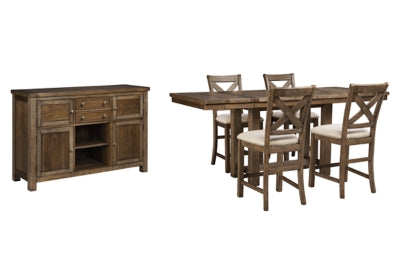 Moriville Counter Height Dining Set - Massey's Furniture Barn (Watertown, NY) 