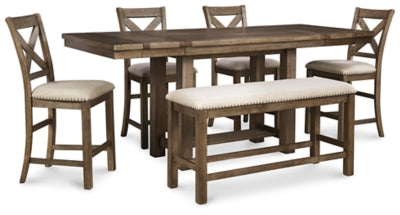 Moriville Counter Height Dining Set - Massey's Furniture Barn (Watertown, NY) 