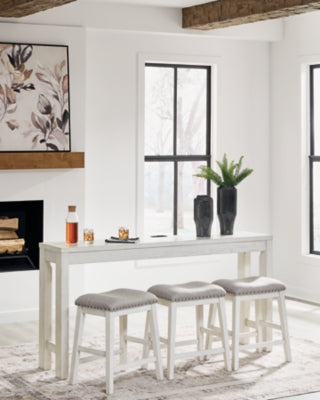 Robbinsdale Counter Height Dining Table and 3 Barstools Set - Massey's Furniture Barn (Watertown, NY) 