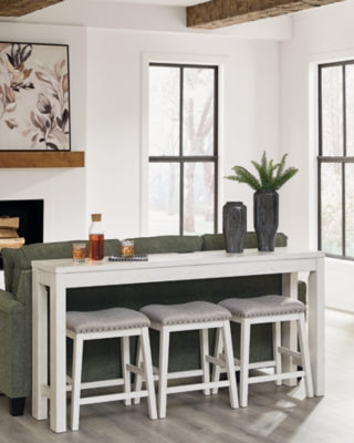 Robbinsdale Counter Height Dining Table and 3 Barstools Set - Massey's Furniture Barn (Watertown, NY) 