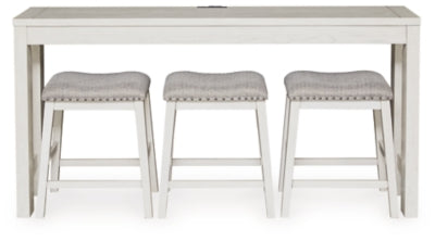 Robbinsdale Counter Height Dining Table and 3 Barstools Set - Massey's Furniture Barn (Watertown, NY) 