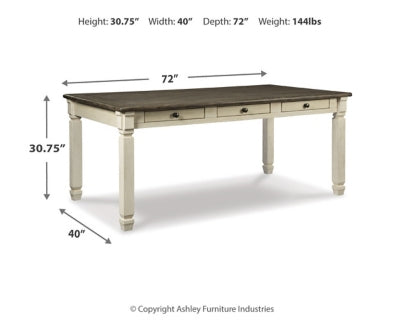 Bolanburg Dining Table - Massey's Furniture Barn (Watertown, NY) 