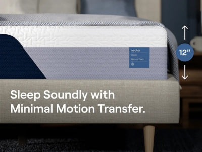 Nectar Classic Memory Foam 5.1 Mattress - Massey's Furniture Barn (Watertown, NY) 