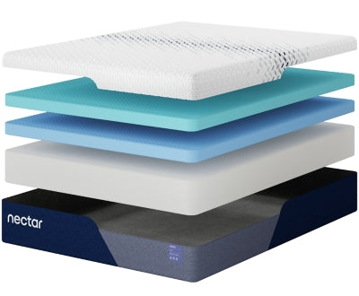 Nectar Luxe Memory Foam 5.1 Mattress - Massey's Furniture Barn (Watertown, NY) 