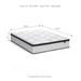 Chime 12 Inch Hybrid Mattress in a Box - Massey's Furniture Barn (Watertown, NY) 