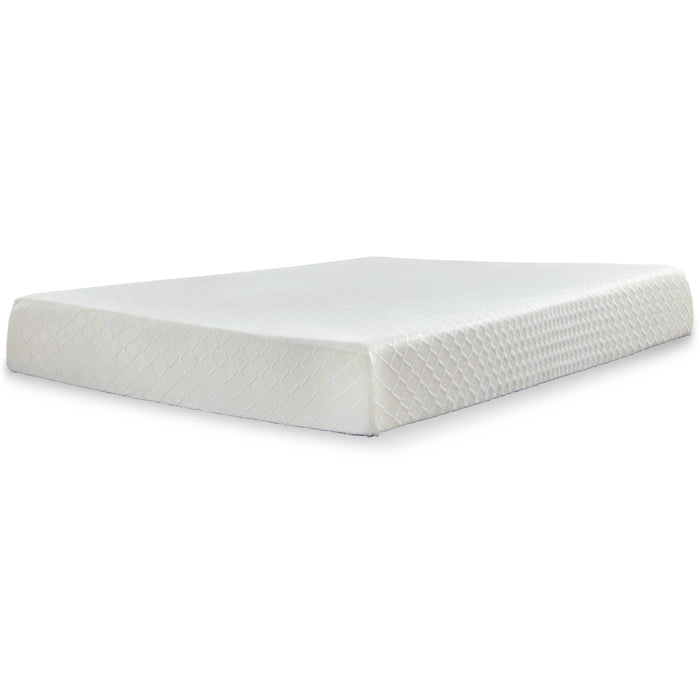 10 Inch Chime Memory Foam Mattress Set - Massey's Furniture Barn (Watertown, NY) 