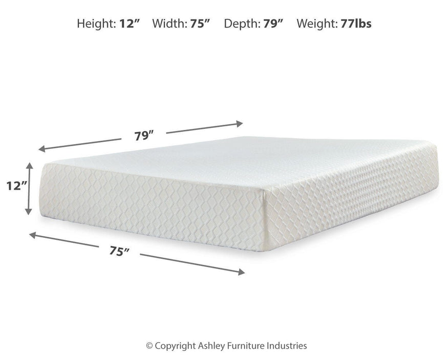 Chime 12 Inch Memory Foam Mattress in a Box - Massey's Furniture Barn (Watertown, NY) 