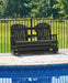 Hyland wave Outdoor Glider Loveseat - Massey's Furniture Barn (Watertown, NY) 