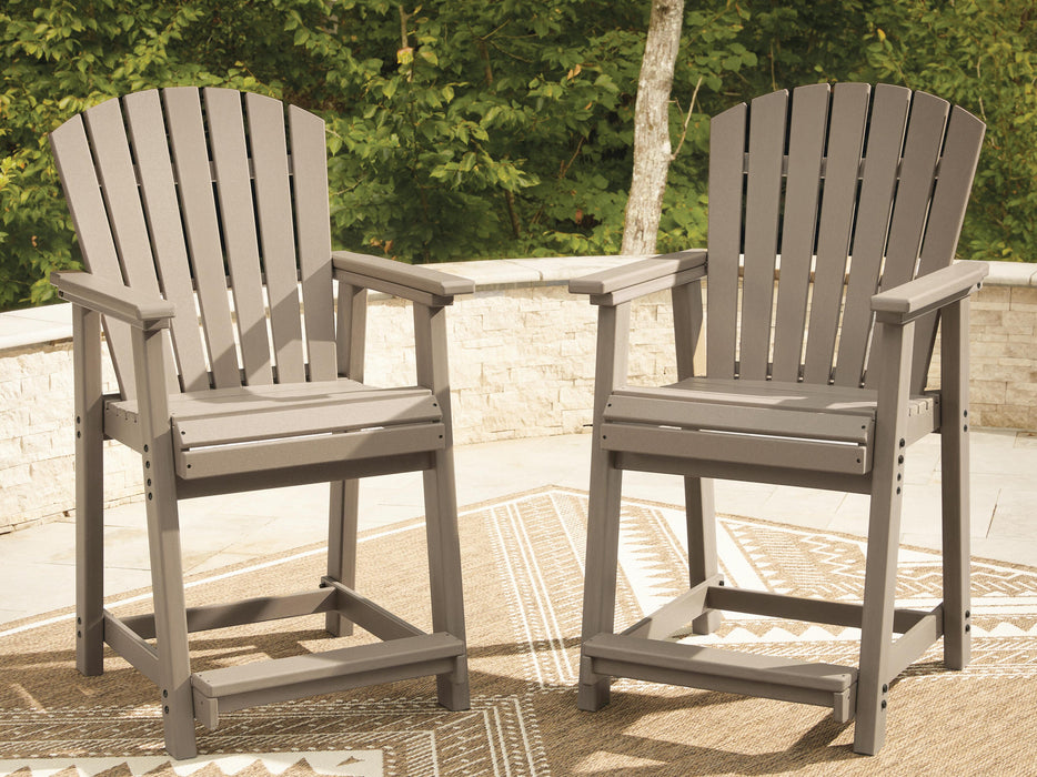 Sandy Dune Outdoor Counter Height Bar Stool (Set of 2)