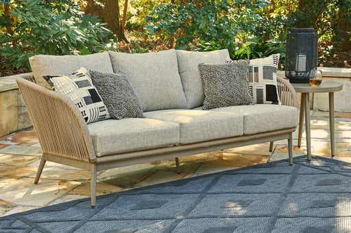 Swiss Valley Outdoor Sofa with Cushion - Massey's Furniture Barn (Watertown, NY) 