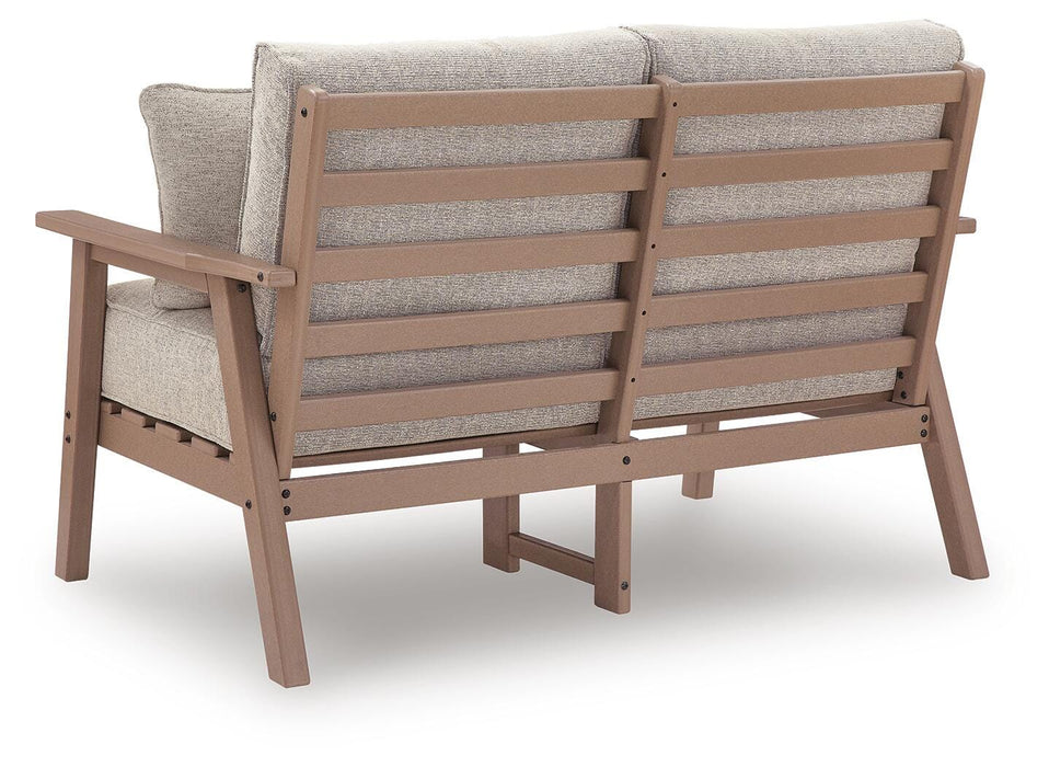 Cliffs Beach Outdoor Loveseat with Cushion