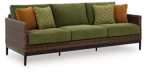 Horizon Hall Outdoor Sofa with Cushion - Massey's Furniture Barn (Watertown, NY) 