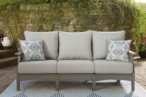 Visola Outdoor Sofa with Cushion - Massey's Furniture Barn (Watertown, NY) 