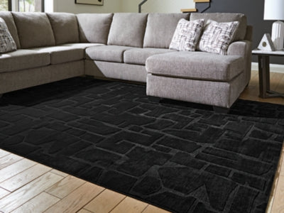 Gibbswell Washable 8' x 10' Area Rug - Massey's Furniture Barn (Watertown, NY) 