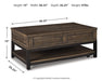 Johurst Coffee Table with Lift Top - Massey's Furniture Barn (Watertown, NY) 