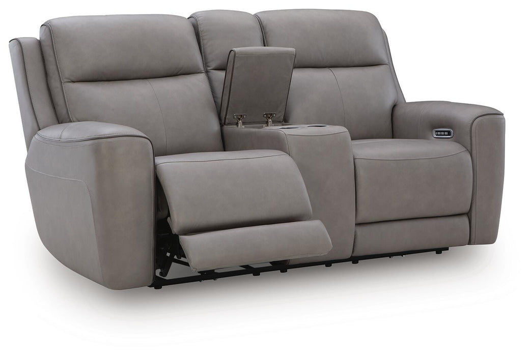 5Z-Relaxation Power Reclining Loveseat with Console - Massey's Furniture Barn (Watertown, NY) 