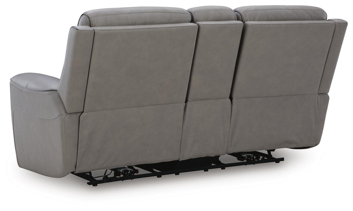 5Z-Relaxation Power Reclining Loveseat with Console - Massey's Furniture Barn (Watertown, NY) 