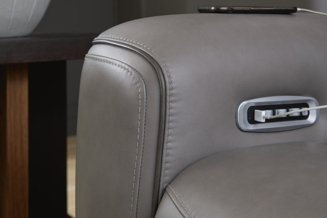 5Z-Relaxation Power Reclining Loveseat with Console - Massey's Furniture Barn (Watertown, NY) 