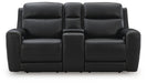 5Z-Relaxation Power Reclining Loveseat with Console - Massey's Furniture Barn (Watertown, NY) 