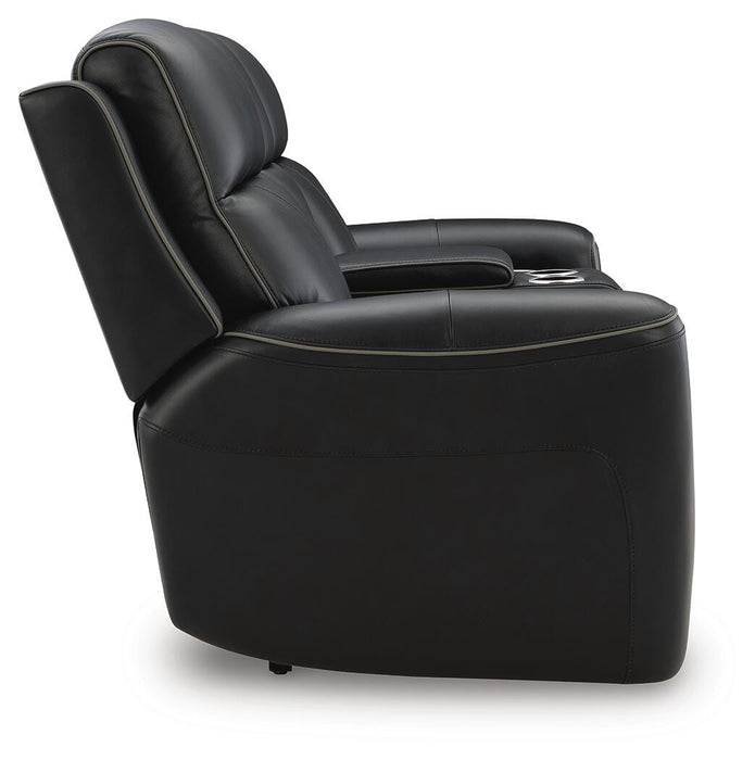 5Z-Relaxation Power Reclining Loveseat with Console - Massey's Furniture Barn (Watertown, NY) 