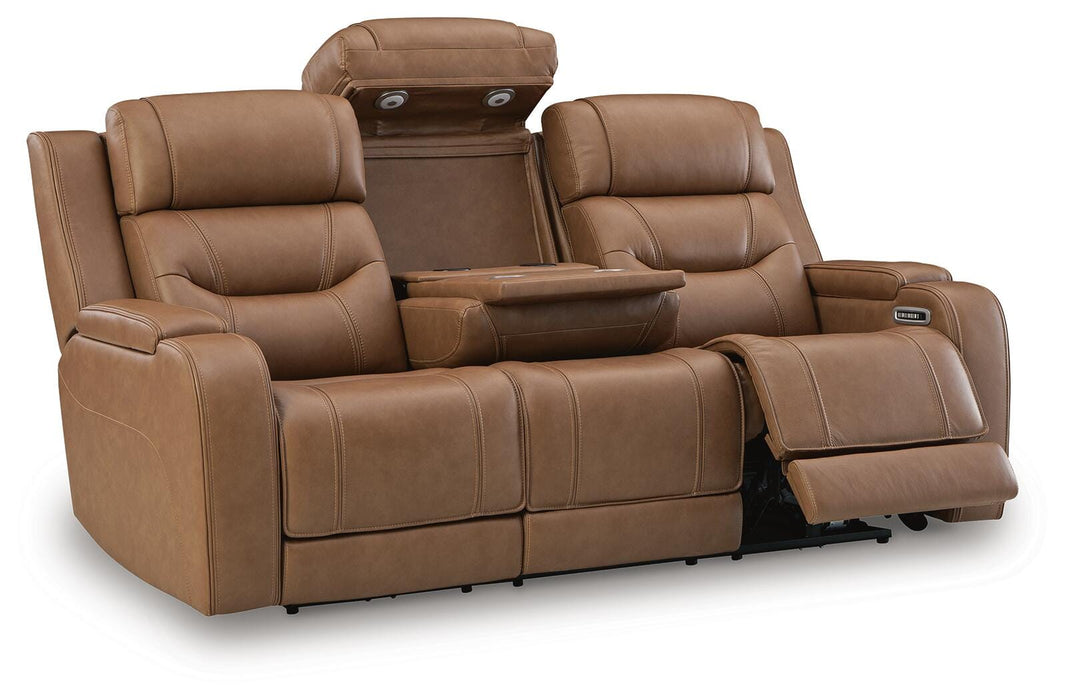 Dreamer Power Reclining Sofa with Audio Seating - Massey's Furniture Barn (Watertown, NY) 