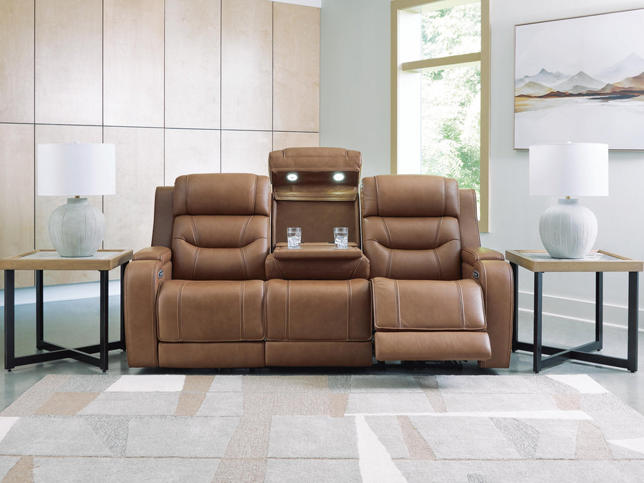 Dreamer Power Reclining Sofa with Audio Seating - Massey's Furniture Barn (Watertown, NY) 