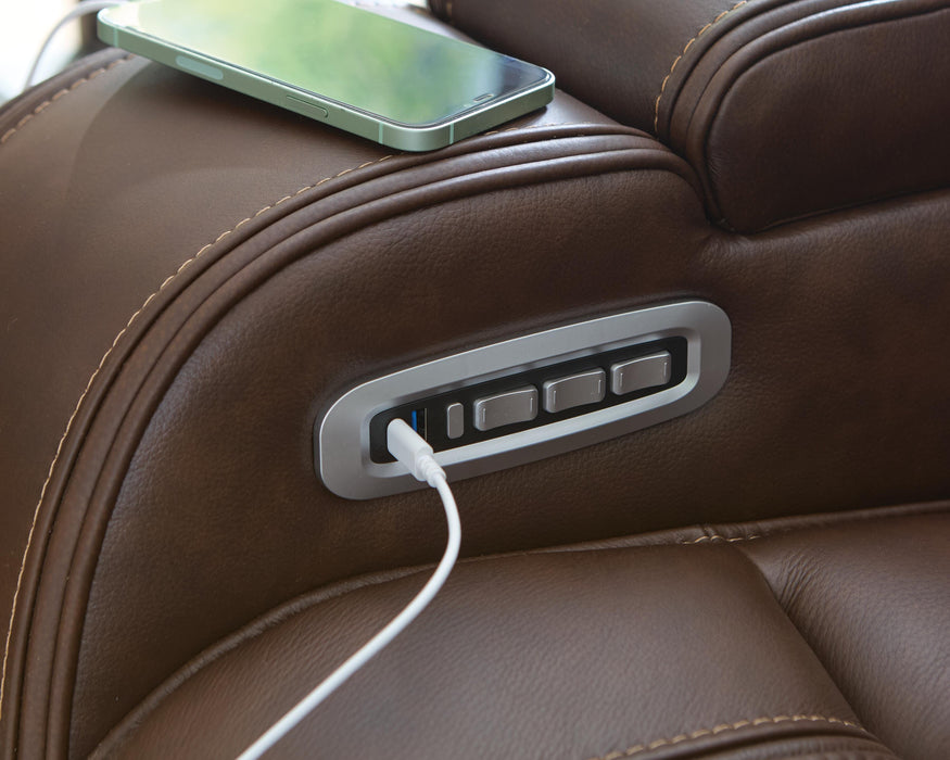 Dreamer Power Reclining Loveseat with Audio Seating - Massey's Furniture Barn (Watertown, NY) 