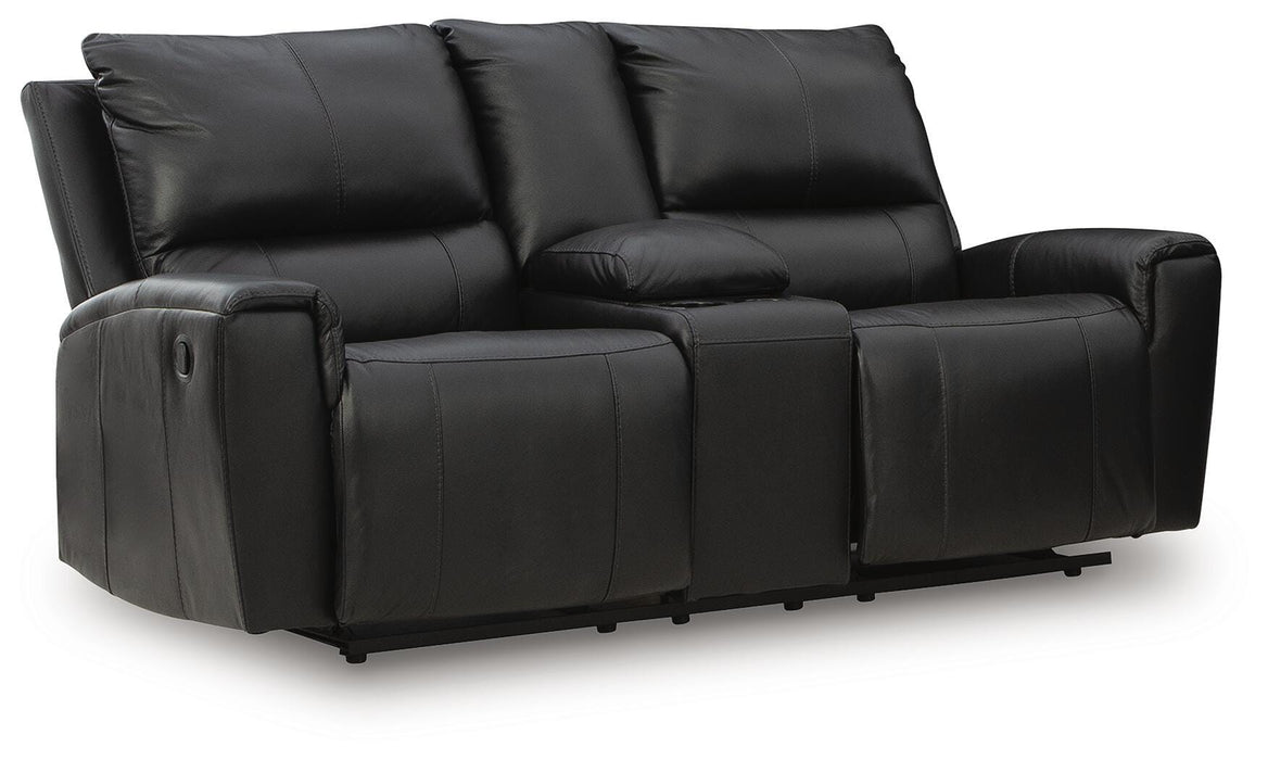 Danemere Reclining Loveseat with Console - Massey's Furniture Barn (Watertown, NY) 