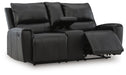 Danemere Reclining Loveseat with Console - Massey's Furniture Barn (Watertown, NY) 