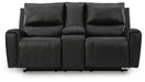 Danemere Reclining Loveseat with Console - Massey's Furniture Barn (Watertown, NY) 