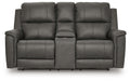 Beryton Power Reclining Loveseat with Console - Massey's Furniture Barn (Watertown, NY) 