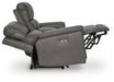 Beryton Power Reclining Loveseat with Console - Massey's Furniture Barn (Watertown, NY) 