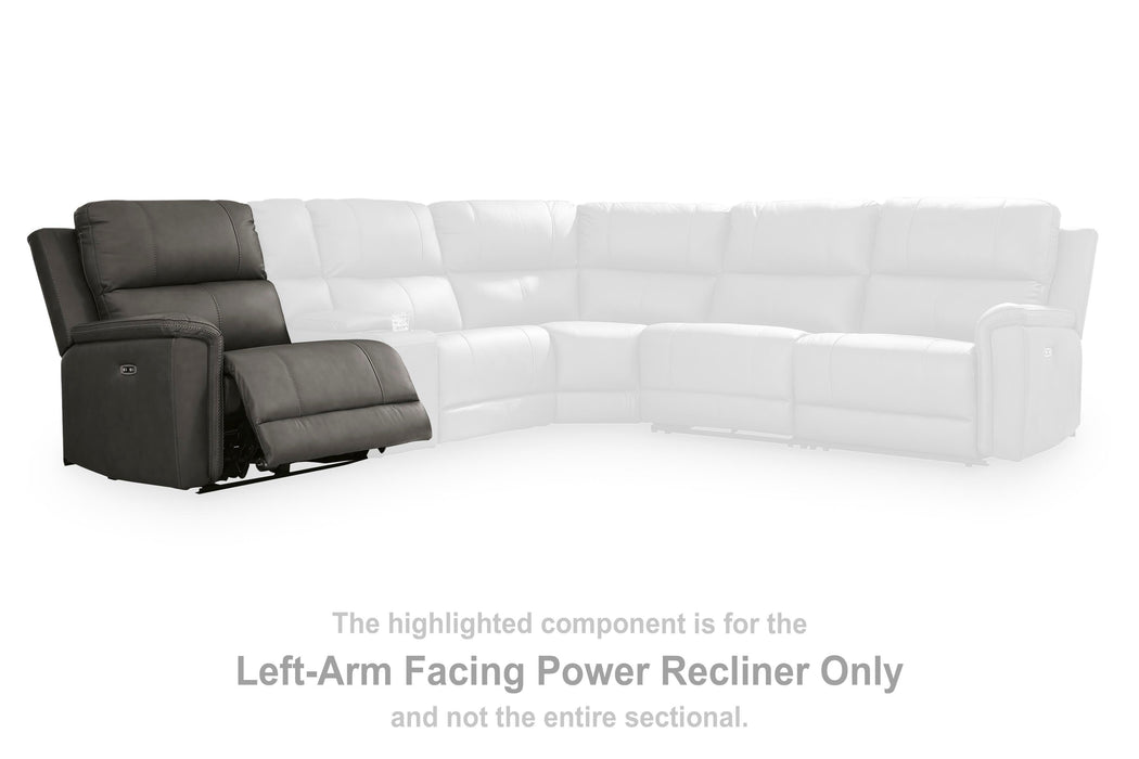 Beryton Power Reclining Sectional - Massey's Furniture Barn (Watertown, NY) 