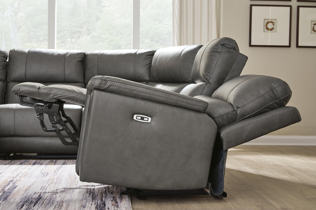 Beryton Power Reclining Sectional - Massey's Furniture Barn (Watertown, NY) 