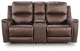 Beryton Power Reclining Loveseat with Console - Massey's Furniture Barn (Watertown, NY) 