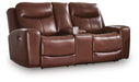 Momentum Moves Power Reclining Loveseat with Console - Massey's Furniture Barn (Watertown, NY) 