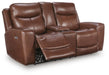 Momentum Moves Power Reclining Loveseat with Console - Massey's Furniture Barn (Watertown, NY) 